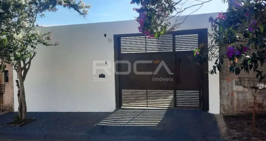 Casa padrão com 2 dormitórios no jardim araucária em são carlos