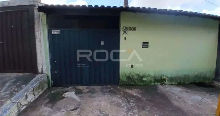 Casa para alugar no Jardim São Carlos 5, São Carlos - 1 dormitório, garagem coberta
