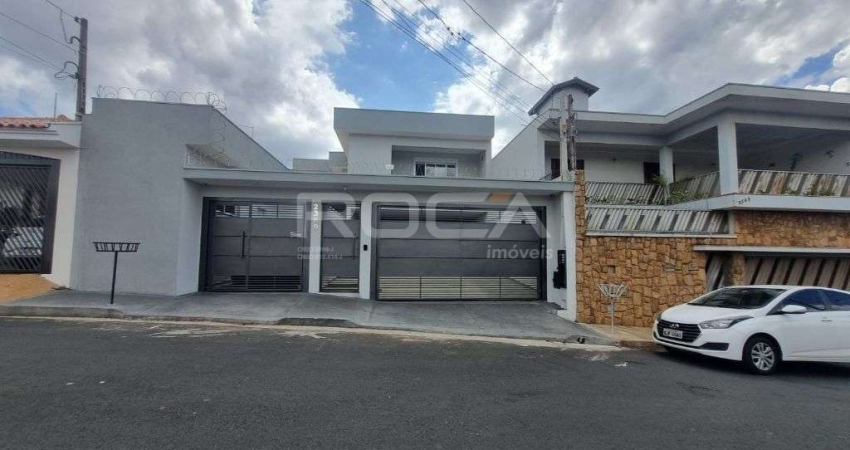 Sobrado de luxo à venda no Jardim Brasil, São Carlos - 4 suítes e área de lazer.