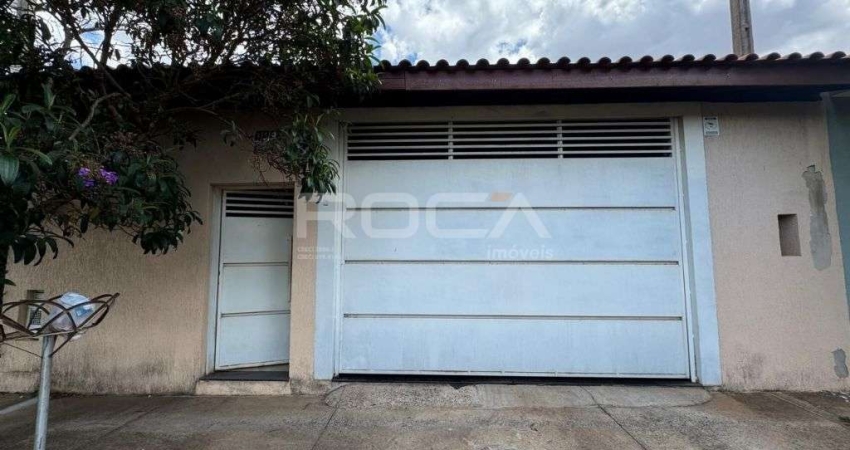 Casa padrão com 2 dormitórios no Jardim Araucária, São Carlos