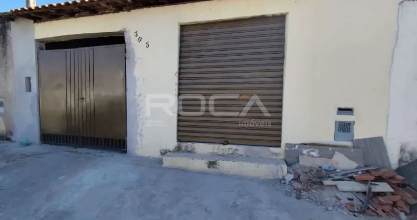 Casa padrão com 2 dormitórios no bairro Miguel Abdelnur em São Carlos