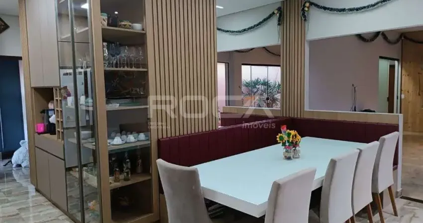 Casa de alto padrão com 3 dormitórios e 2 suítes no jardim de cresci - são carlos