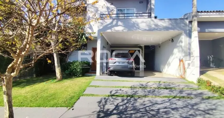 Casa de alto padrão com 3 dormitórios em condomínio fechado no bairro quebec, são carlos