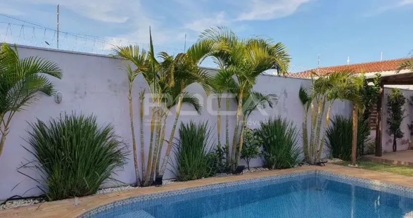 Casa com piscina aquecida, pergolado e lago de carpas no jardim embaré, são carlos