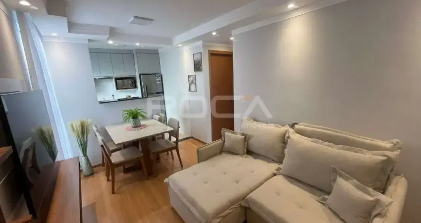 Apartamento de 2 dormitórios móveis planejados no jardim bicão em são carlos