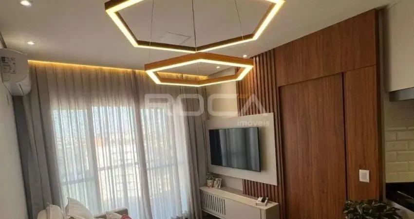 Lindo apartamento com 2 dormitórios e área de lazer completa em são carlos