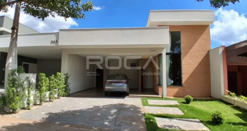 Casa de luxo com 3 suítes no condomínio parque sisi em são carlos