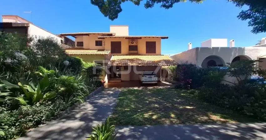 Espetacular casa de 4 dormitórios no condomínio parque sabará em são carlos