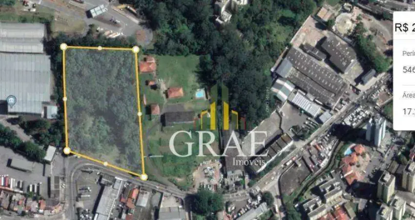 Área à venda, 17000 m² por R$ 20.000.000,00 - Demarchi - São Bernardo do Campo/SP