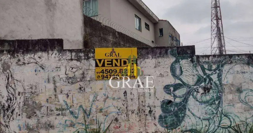 Terreno à venda, 475 m² por R$ 1.427.520,00 - Jardim Jamaica - Santo André/SP