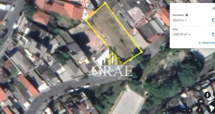 Terreno à venda, 1000 m² por R$ 1.950.000,00 - Baeta Neves - São Bernardo do Campo/SP