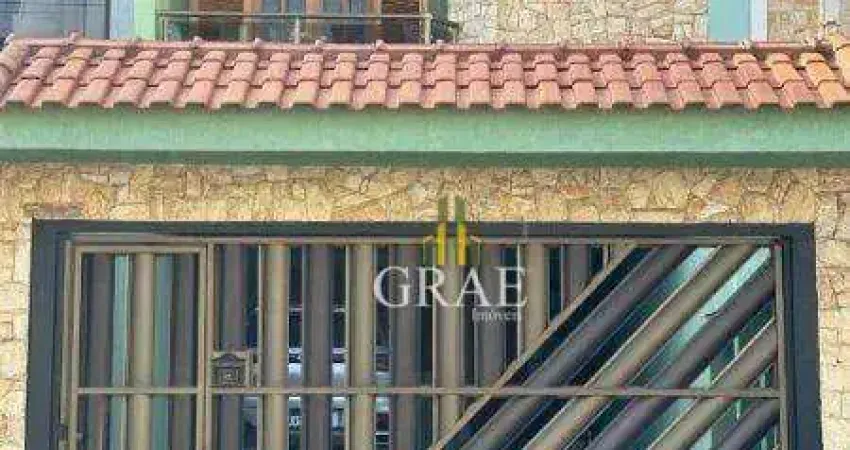 Sobrado com 3 suítes à venda, 195 m² por R$ 1.120.000 - Vila Camilópolis - Santo André/SP