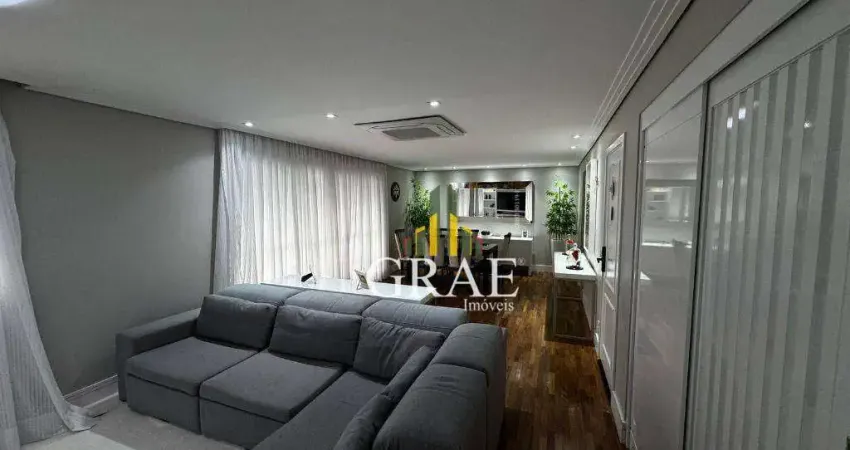 Apartamento 156m², com 3 suítes com ar condicionado, varanda gourmet, 3 vagas, á venda no Domo Home - Centro - São Bernardo do Campo/SP.