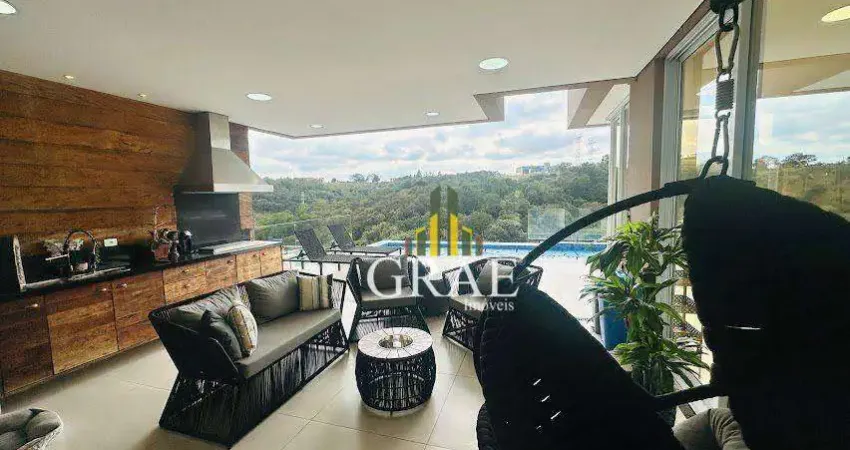Sobrado Alto Padrão em condomínio, 580m², com 4 suítes, área gourmet completa, 8 vagas, para venda/locação em Alphaville - Santana de Parnaíba/SP.