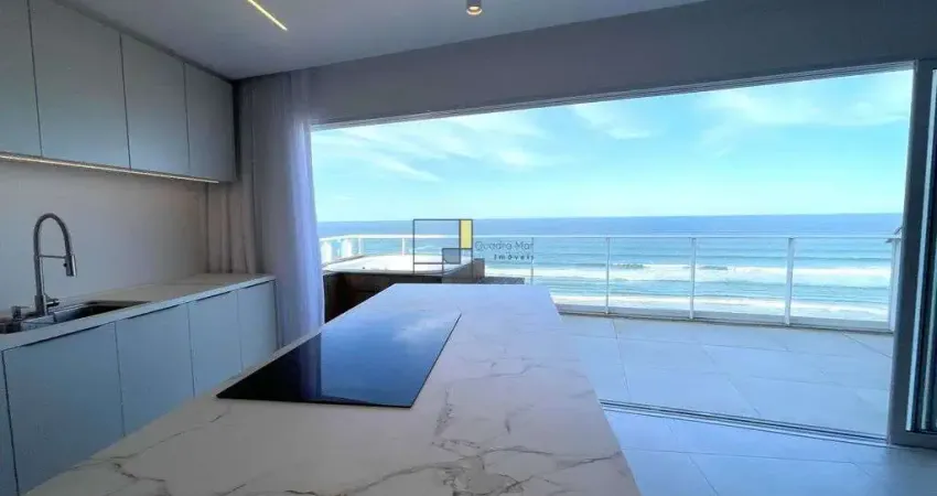 APARTAMENTO ALTO PADRÃO FRENTE MAR, 3 SUÍTES, NO GRAVATÁ NAVEGANTES, SC.
