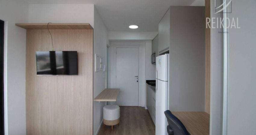 Studio com 1 dormitório para alugar, 20 m² por R$ 2.870,00/mês - Portão - Curitiba/PR