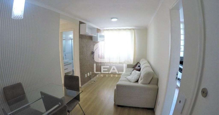 Apartamento MOBILIADO à venda no MORUMBI, 55m², 2 dormitórios, 1 vaga garagem - R$ 350.000,00 - Jar