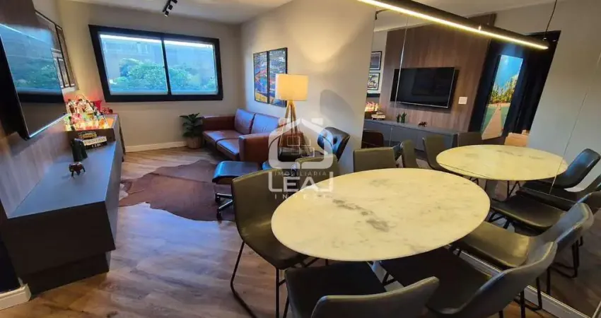 Apartamento decorado e mobiliado à venda, 70m², indianópolis, 3 dormitórios, r$ 1.200.000,00 - são