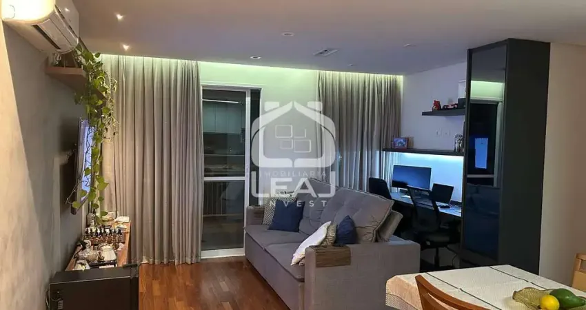 Apartamento para locação, 57 m², 1 suíte, lavabo, ar-condicionado e 1 vaga por r$3.862,00 (pacote m