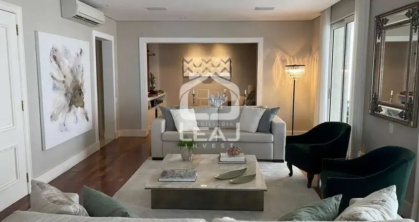 Apartamento à venda, 260 m², 3 suítes, home theater, escritório, varanda gourmet e 4 vagas por r$ 3