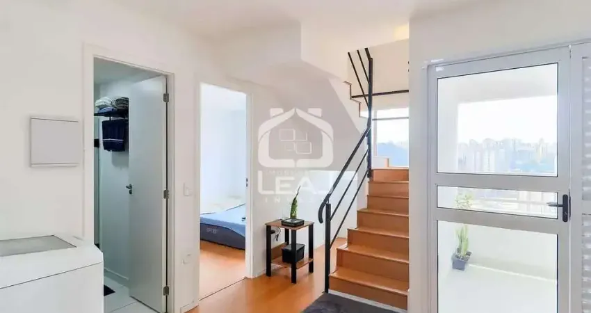 Apartamento duplex para venda e locação r$ 3.500,00(pacote) de 58m² com 1 quarto na vila das beleza
