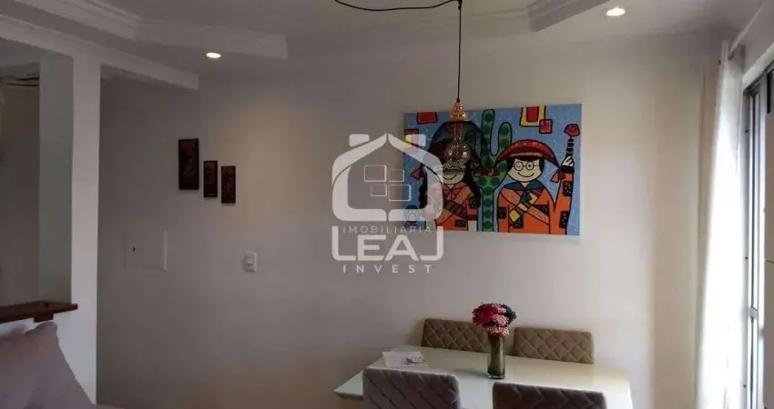 Apartamento mobiliado, 54m², com 2 dormitórios e 1 vaga para locação, por R$ 2.700,00 (Pacote) - Sã