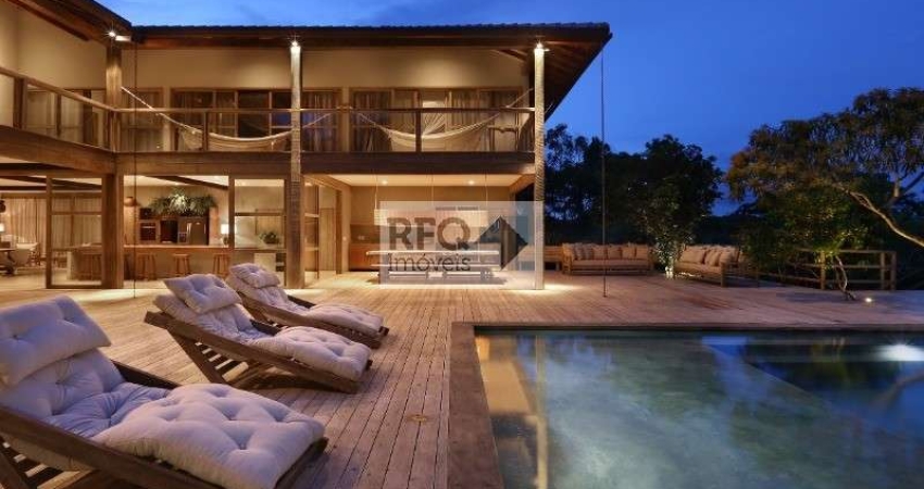 Refúgio dos Sonhos em Trancoso: Bela Casa com Vista para o Vale e o Mar, Piscina e Conforto Excepcional