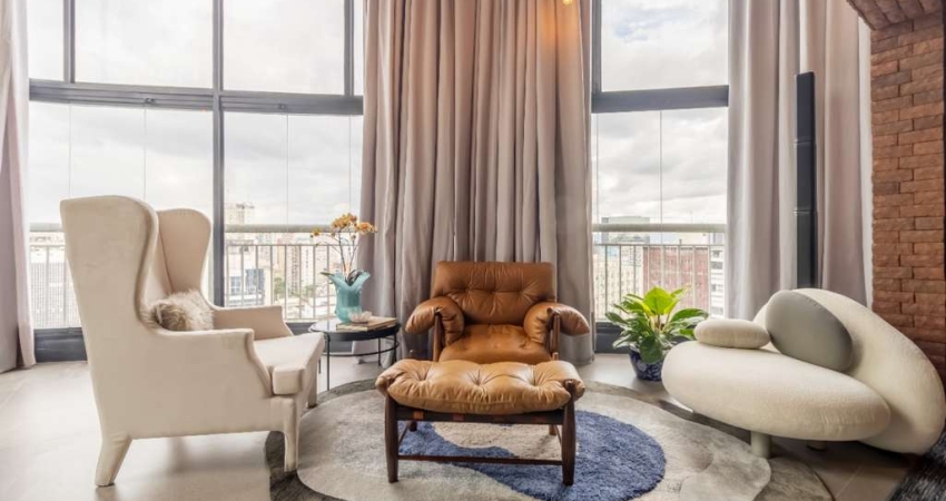 Duplex para venda e locação com 2 quartos, sendo 2 suítes, 197m²