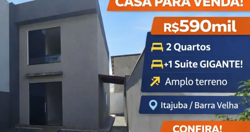 Sobrado para Venda em Barra Velha, Itajuba, 3 dormitórios, 1 suíte