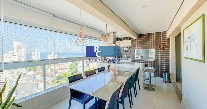 Apartamento com 3 quartos à venda no Tombo, Guarujá