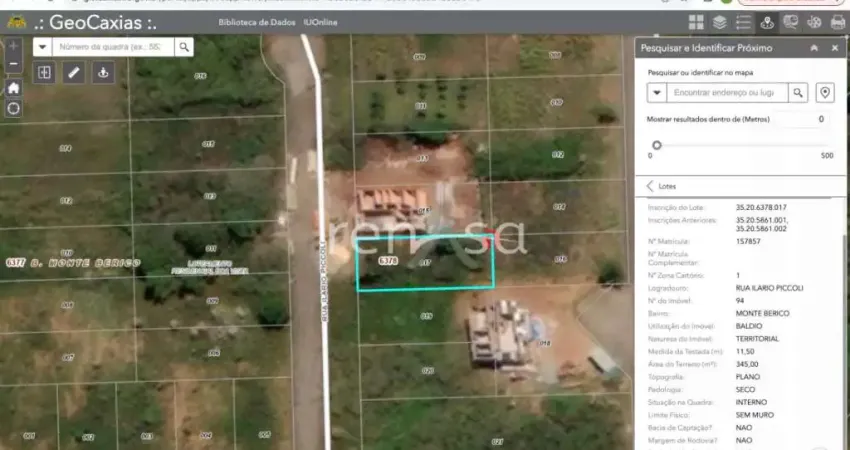 Terreno à venda no Monte Bérico, Caxias do Sul 