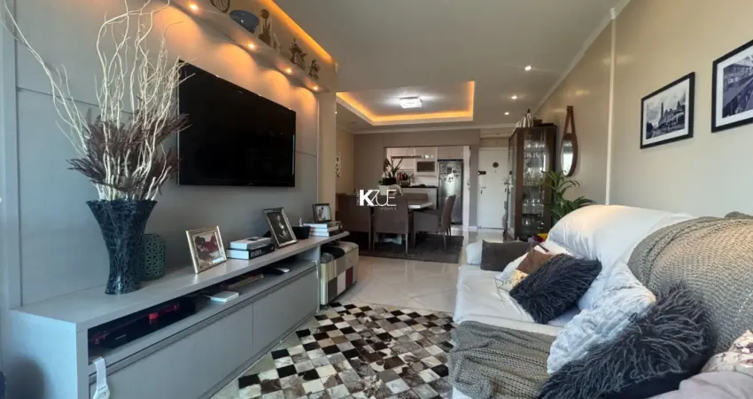 Apartamento no coração do bairro abraão, 03 dormitórios com suíte, 100 metros privativos. ref. 799531