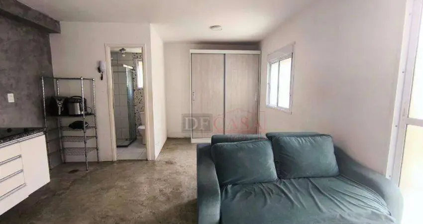 Apartamento com 1 dormitório, 27 m² - venda por R$ 240.000,00 ou aluguel por R$ 1.950,00/mês - Brás - São Paulo/SP