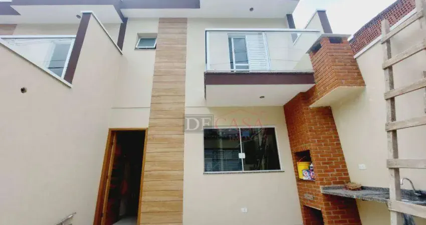 Sobrado Novo à Venda. 3 dormitórios (1 Suíte), 3 Vagas de Garagem, Churrasqueira., Vila Prudente - São Paulo/SP