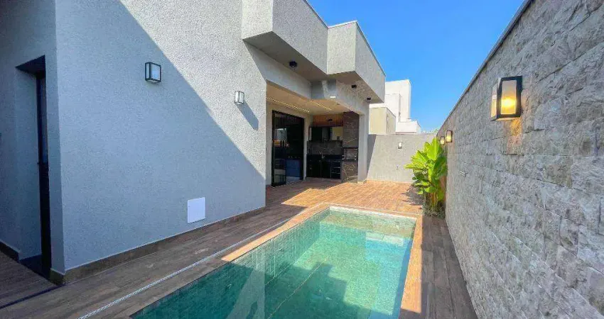 Casa com 3 dormitórios/Suítes à venda, 163 m²  - Vivendas da Mata - Ribeirão Preto/SP
