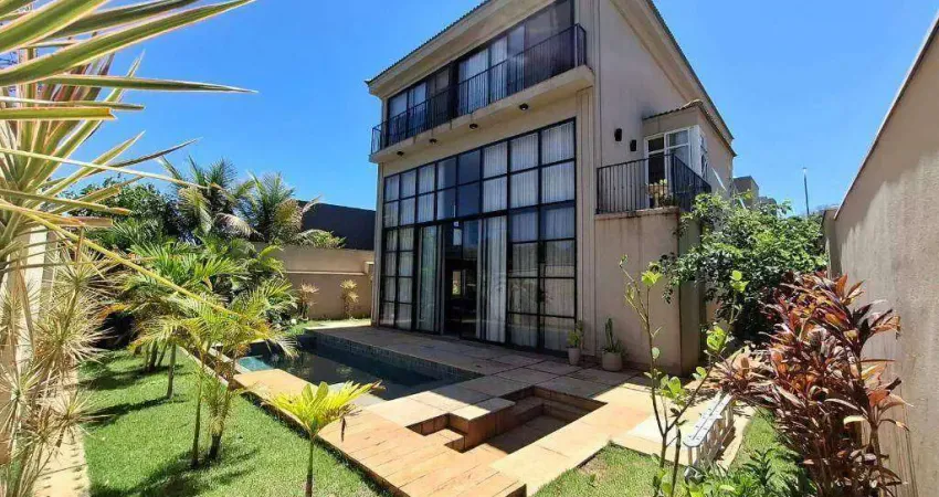 Casa com 3 dormitórios/suítes à venda, 450 m² - alphaville - ribeirão preto/sp