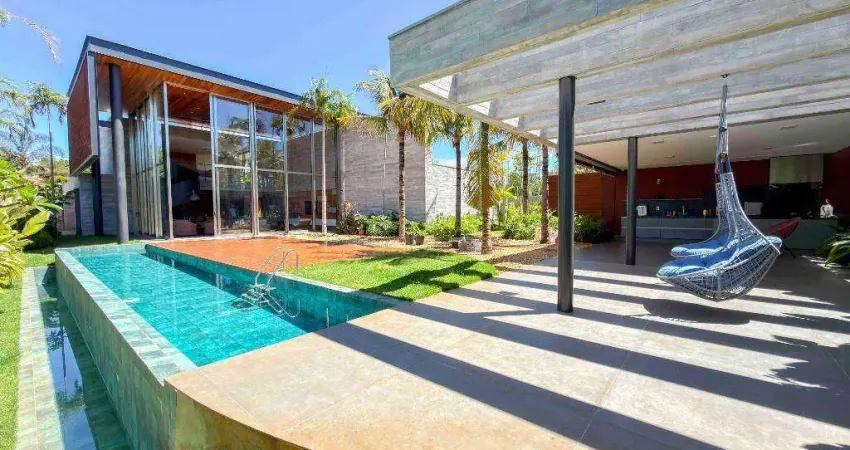 Casa com 3 dormitórios à venda, 600 m² por r$ 7.500.000,00 - fazenda santa maria - cravinhos/sp