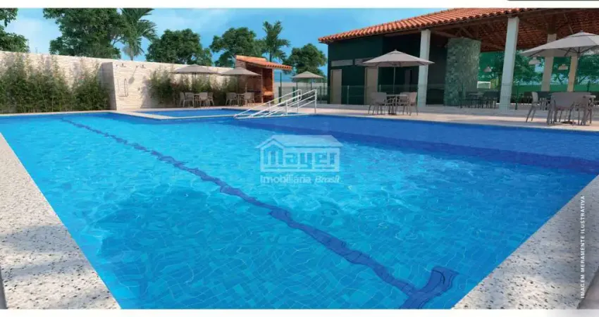 Residence Club Jardim das Oliveiras | Apartamentos Tipo 3 quartos, sendo 01 suíte | 54,48m² | Em 2 Carneiros