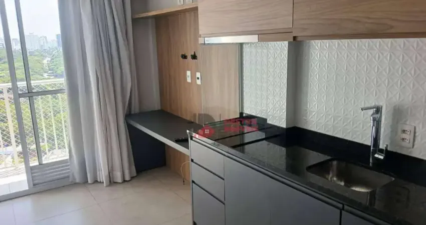 Apartamento com 1 dormitório para alugar, 28 m² por R$ 3.170,01/mês - Vila Guarani (Zona Sul) - São Paulo/SP