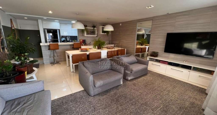 Apartamento com 3 dormitórios à venda, 115 m² por R$ 1.100.000,00 - Vila Valparaíso - Santo André/SP
