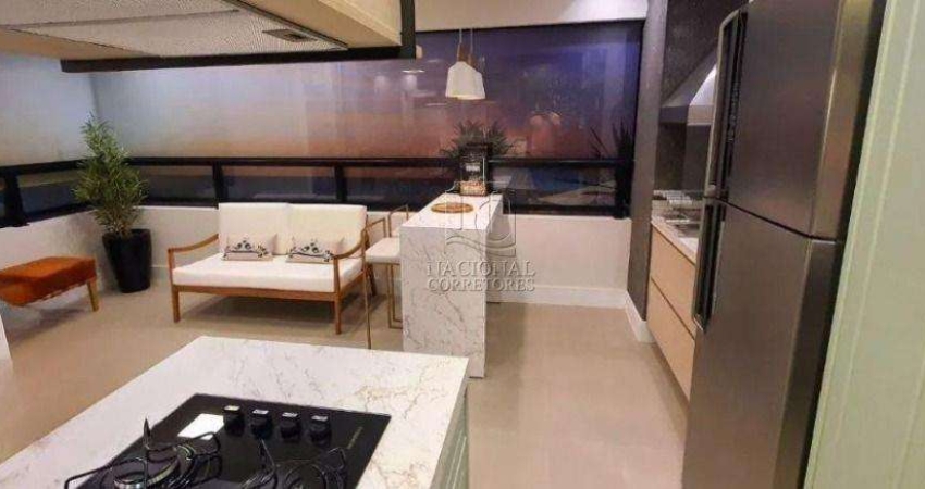 Apartamento com 3 dormitórios à venda, 92 m² por R$ 1.062.000,00 - Campestre - Santo André/SP