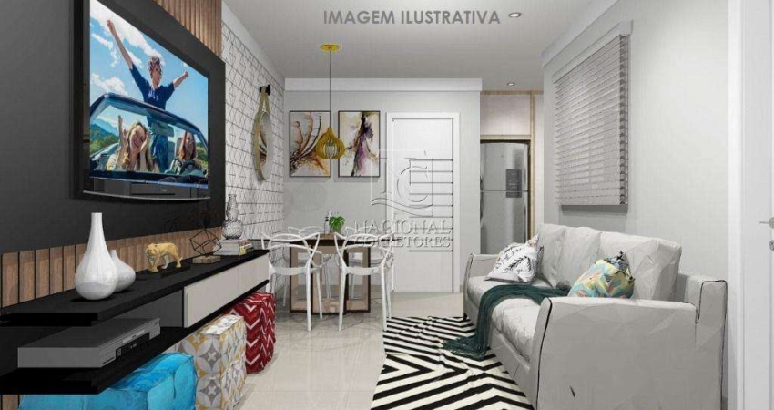 Apartamento com 2 dormitórios à venda, 50 m² por R$ 425.000,00 - Campestre - Santo André/SP