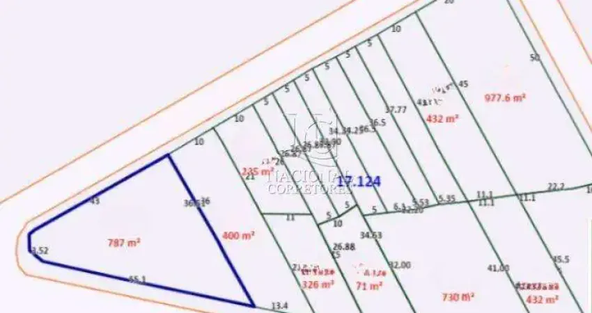 Terreno à venda, 787 m² - Vila Sacadura Cabral - Santo André/SP