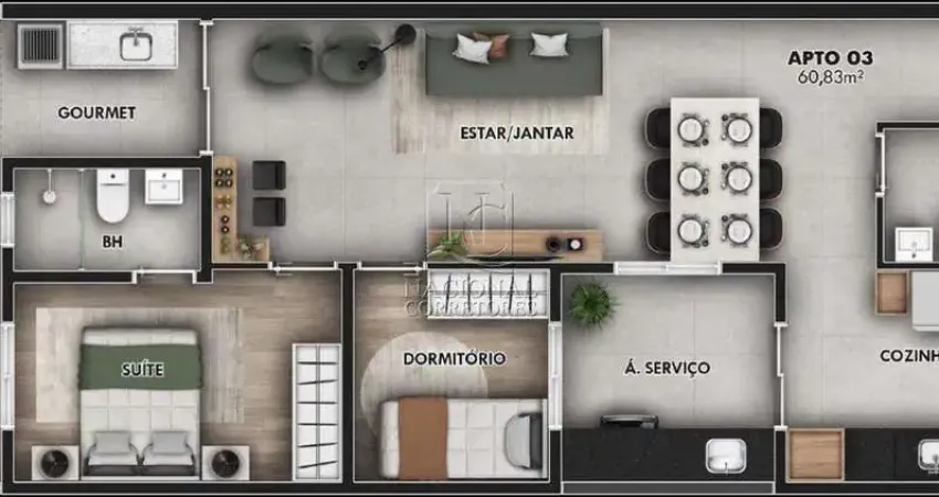 Cobertura Sem Condomínio à venda, 2 quartos, 1 suíte, 1 vaga, Jardim Bela Vista - Santo André/SP