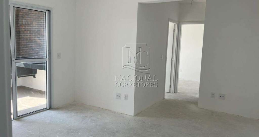 Apartamento com 2 dormitórios à venda, 56m² - Campestre - Santo André/SP