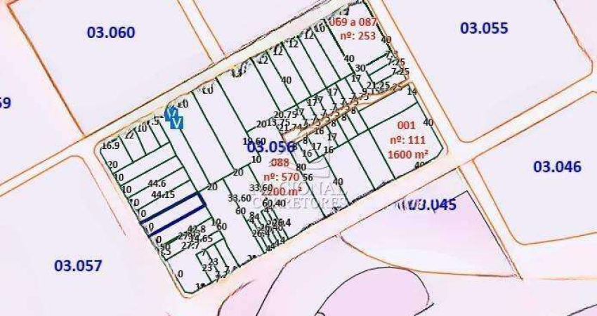 Terreno à venda 243m² de área útil - Campestre - Santo André / SP
