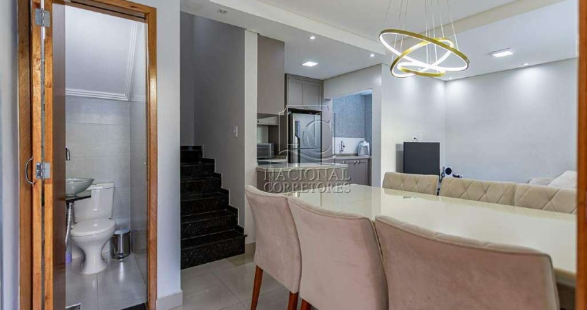Lindo sobrado à venda na Vila Curuçá com cobertura gourmet e 2 suítes
