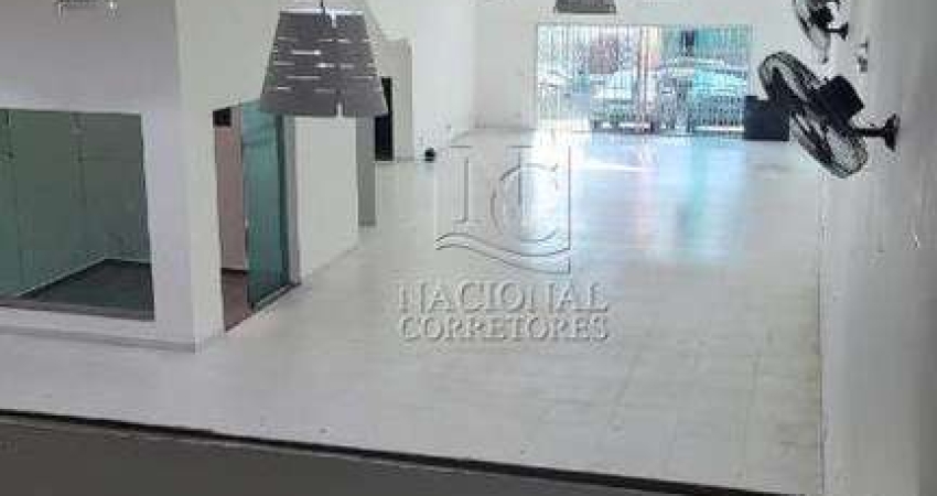 Salão comercial para alugar no Centro de Santo André – 320m² com mezanino e 3 vagas