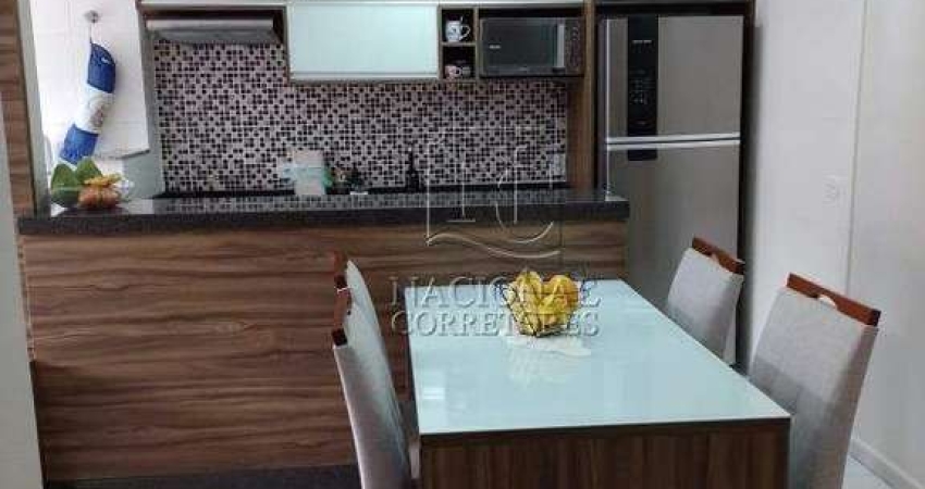 Apartamento com 64 m2 - com 2 dormitórios, 1 suíte, 1 vaga.