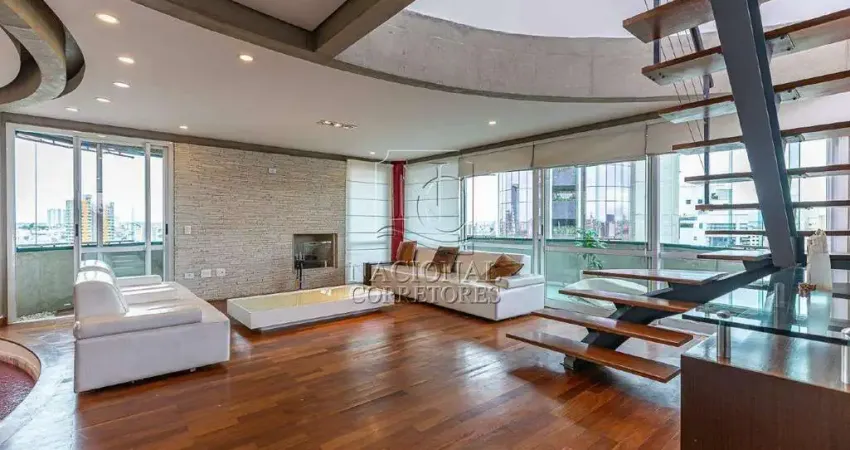 Cobertura com 5 dormitórios, 414 m² - jardim - santo andré/sp